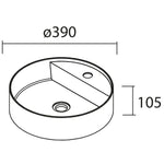 Load image into Gallery viewer, Salgar sgb33658e506446dc7ebed SALGAR IMAGES AND SHEETS/01 Product Images/Basins/97647 Bica Lay On Countertop Basin - Matt White/02.jpg
