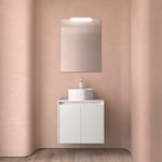 Load image into Gallery viewer, Salgar sgb407c9227a63d42bab17 SALGAR IMAGES AND SHEETS/01 Product Images/Bathroom Furniture/105534 Noja Wall Hung Vanity Unit with 2 Doors &amp; Worktop - White Gloss/01.jpg
