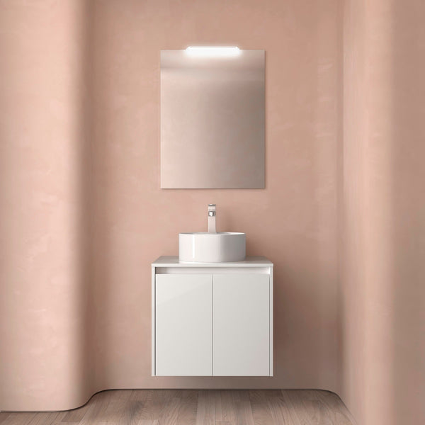 Noja Wall Hung Vanity Unit with 2 Doors & Worktop