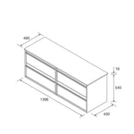 Load image into Gallery viewer, Salgar sgc6639db6e51f759562f4 SALGAR IMAGES AND SHEETS/01 Product Images/Bathroom Furniture/104983 Attila Wall Hung Vanity Unit with Worktop - Green Satin/02.jpg

