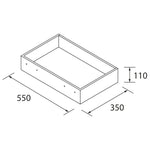 Load image into Gallery viewer, Salgar sgc9bdabee7b3054d3a194 SALGAR IMAGES AND SHEETS/01 Product Images/Bathroom Furniture/111835 Wooden Drawer without Pipe Cutout - Onix/01.jpg
