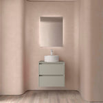 Load image into Gallery viewer, Salgar sgca28b8a5d3aa808b537f SALGAR IMAGES AND SHEETS/01 Product Images/Bathroom Furniture/118505 Noja Wall Hung Vanity Unit with 2 Drawers &amp; Worktop - Grey Satin/01.jpg
