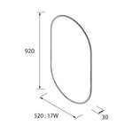 Load image into Gallery viewer, Salgar sgcd37bf16c54a5e753f57 SALGAR IMAGES AND SHEETS/01 Product Images/Mirrors/113741 Olimpia LED Bathroom Mirror/02.jpg
