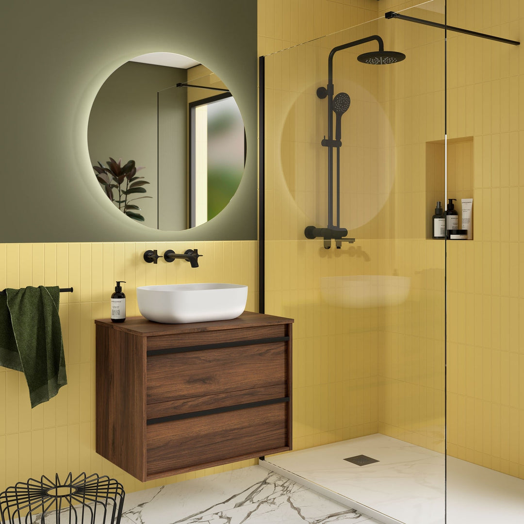 Salgar sgcf59752aba35c605acb9 SALGAR IMAGES AND SHEETS/01 Product Images/Bathroom Furniture/104953 Attila Wall Hung Vanity Unit with Worktop - Walnut Maya/01.jpg