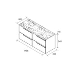 Load image into Gallery viewer, Salgar sgd50fd93a8187c797fd55 SALGAR IMAGES AND SHEETS/01 Product Images/Bathroom Furniture/117951 Vima Wall Hung Vanity Unit in White Satin with Montana Oak Worktop - Montana Oak/02.jpg
