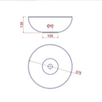 Load image into Gallery viewer, Salgar sgd8eec11a5c33f6173be3 SALGAR IMAGES AND SHEETS/01 Product Images/Basins/87734 Lokum Lay On Countertop Basin - Matt Black/05.jpg
