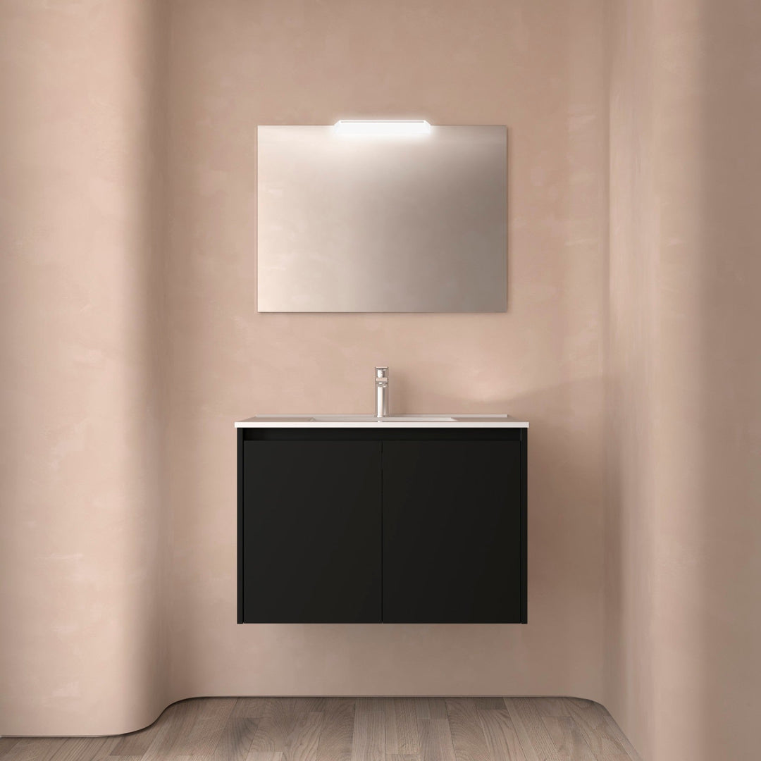 Salgar sge1a4a4fc47398d4fb092 SALGAR IMAGES AND SHEETS/01 Product Images/Bathroom Furniture/105043 Noja Wall Hung Vanity Unit with 2 Doors & Basin - Black Satin/01.jpg