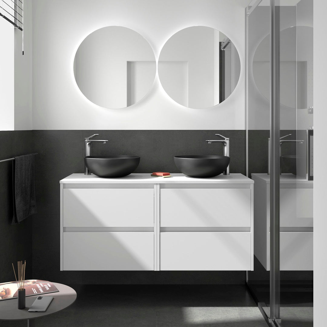 Salgar sge1d4a594795ac4a29dd7 SALGAR IMAGES AND SHEETS/01 Product Images/Bathroom Furniture/105526 Noja Wall Hung Vanity Unit with 4 Drawers & Worktop - White Satin/01.jpg