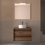 Load image into Gallery viewer, Salgar sge78426b587f47ada8eb3 SALGAR IMAGES AND SHEETS/01 Product Images/Bathroom Furniture/104961 Attila Wall Hung Vanity Unit with Worktop - Walnut Maya/01.jpg
