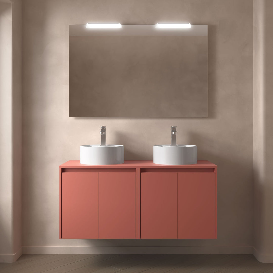 Salgar sge7c6e40240f4ccec8982 SALGAR IMAGES AND SHEETS/01 Product Images/Bathroom Furniture/105566 Noja Wall Hung Vanity Unit with 4 Doors & Worktop - Red Satin/01.jpg