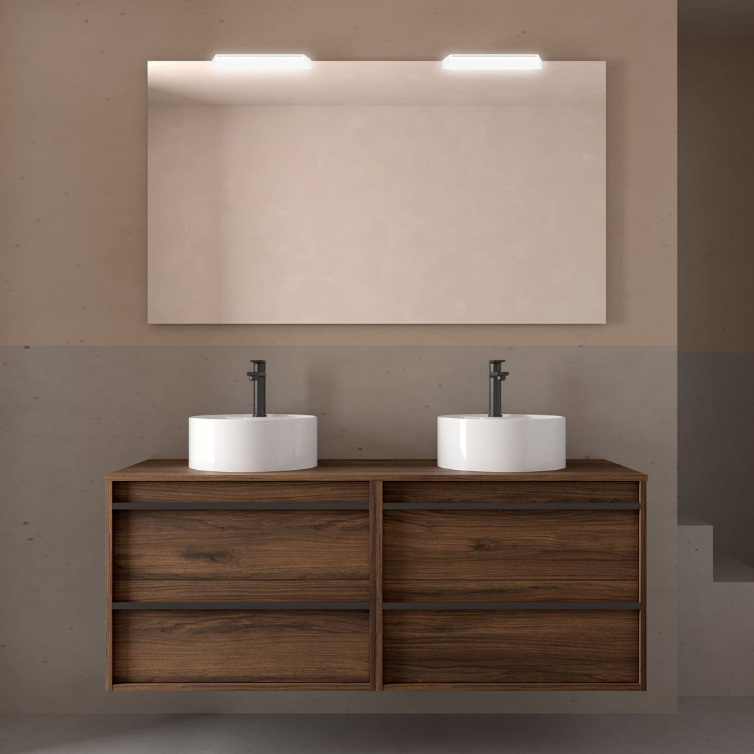 Salgar sge8af400d709fd9bc90d3 SALGAR IMAGES AND SHEETS/01 Product Images/Bathroom Furniture/104987 Attila Wall Hung Vanity Unit with Worktop - Walnut Maya/01.jpg