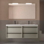 Load image into Gallery viewer, Salgar sgf2e3562b4b4fcb240604 SALGAR IMAGES AND SHEETS/01 Product Images/Bathroom Furniture/118014 Attila Wall Hung Vanity Unit with 4 Drawers, Basin &amp; Mirror - Grey Satin/01.jpg
