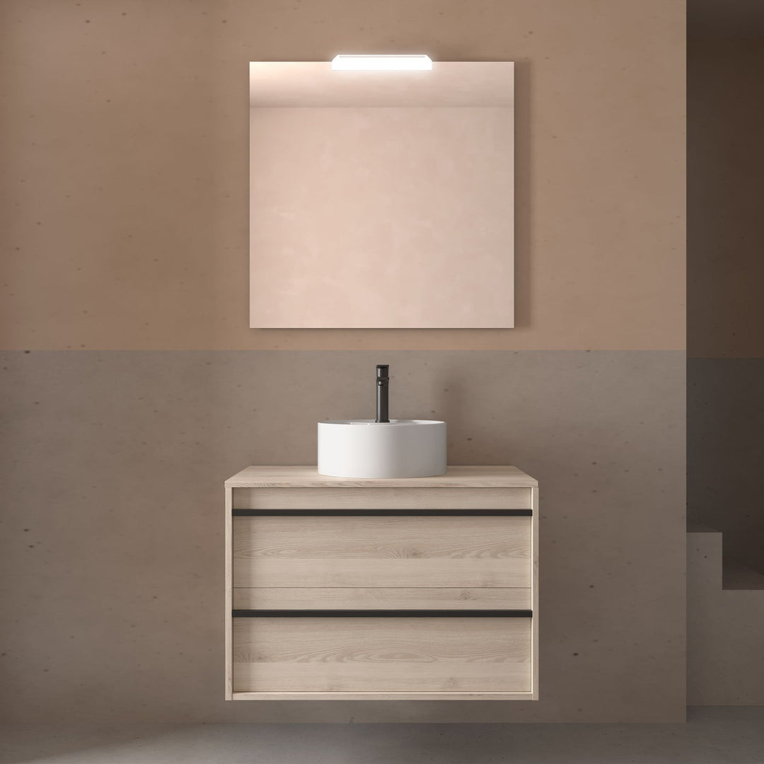 Salgar sgf5b2752e75e1a3fccdc1 SALGAR IMAGES AND SHEETS/01 Product Images/Bathroom Furniture/104959 Attila Wall Hung Vanity Unit with Worktop - Natural/01.jpg