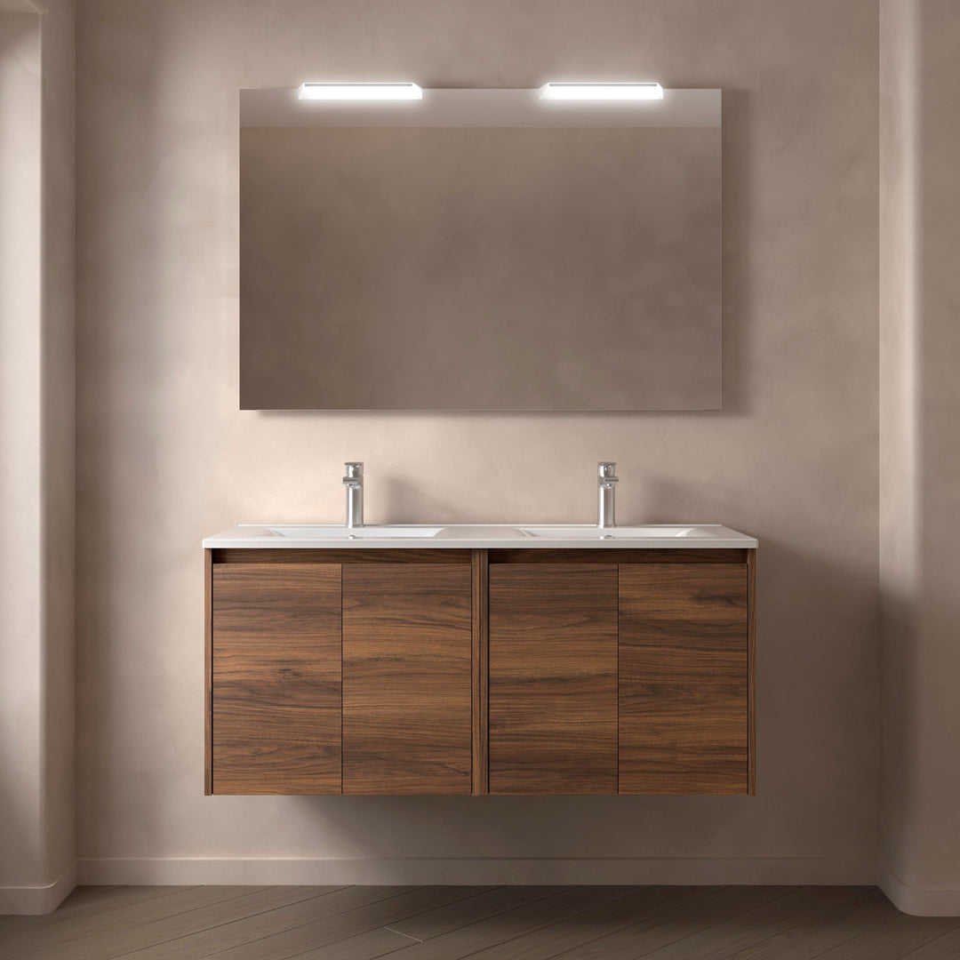 Salgar sgf7ef4ffdfa734c3cae4e SALGAR IMAGES AND SHEETS/01 Product Images/Bathroom Furniture/105058 Noja Wall Hung Vanity Unit with 4 Doors & Basin - Walnut Maya/01.jpg