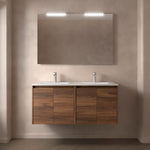 Load image into Gallery viewer, Salgar sgf7ef4ffdfa734c3cae4e SALGAR IMAGES AND SHEETS/01 Product Images/Bathroom Furniture/105058 Noja Wall Hung Vanity Unit with 4 Doors &amp; Basin - Walnut Maya/01.jpg
